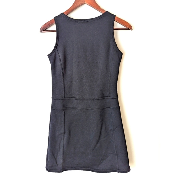 Athleta Athletic Mini Dress Women's Size XS Tennis/Golf Black Made in Canada - Picture 2 of 10